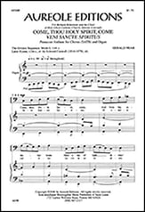 Come, Thou Holy Spirit, Come SATB choral sheet music cover